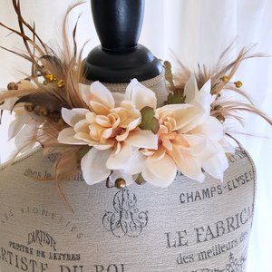 Floral and Feather Crown